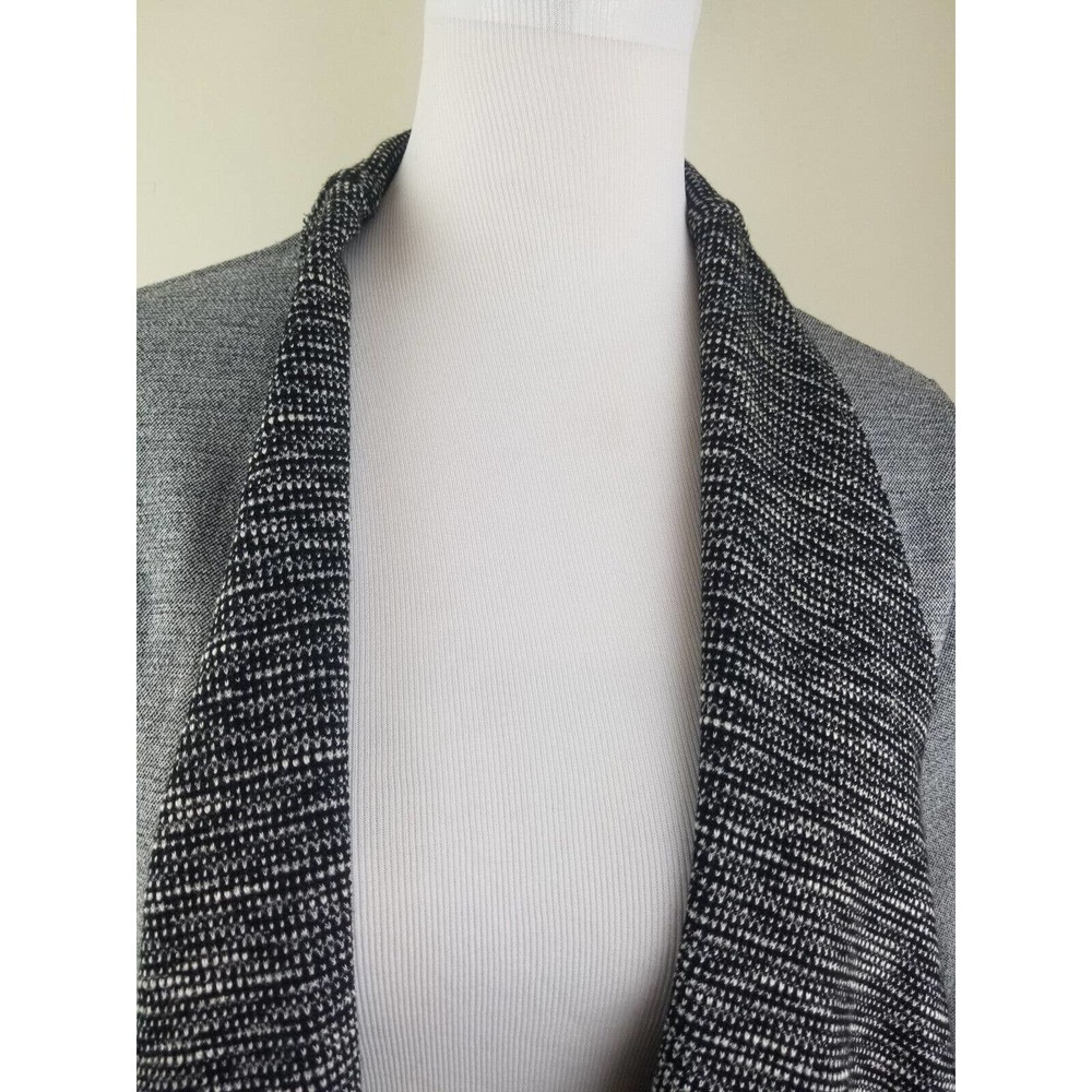 OF MERCER Reade Reversible‎ Knit Cardigan Jardigan Gray Plus Size 1X Knit - Picture 6 of 7